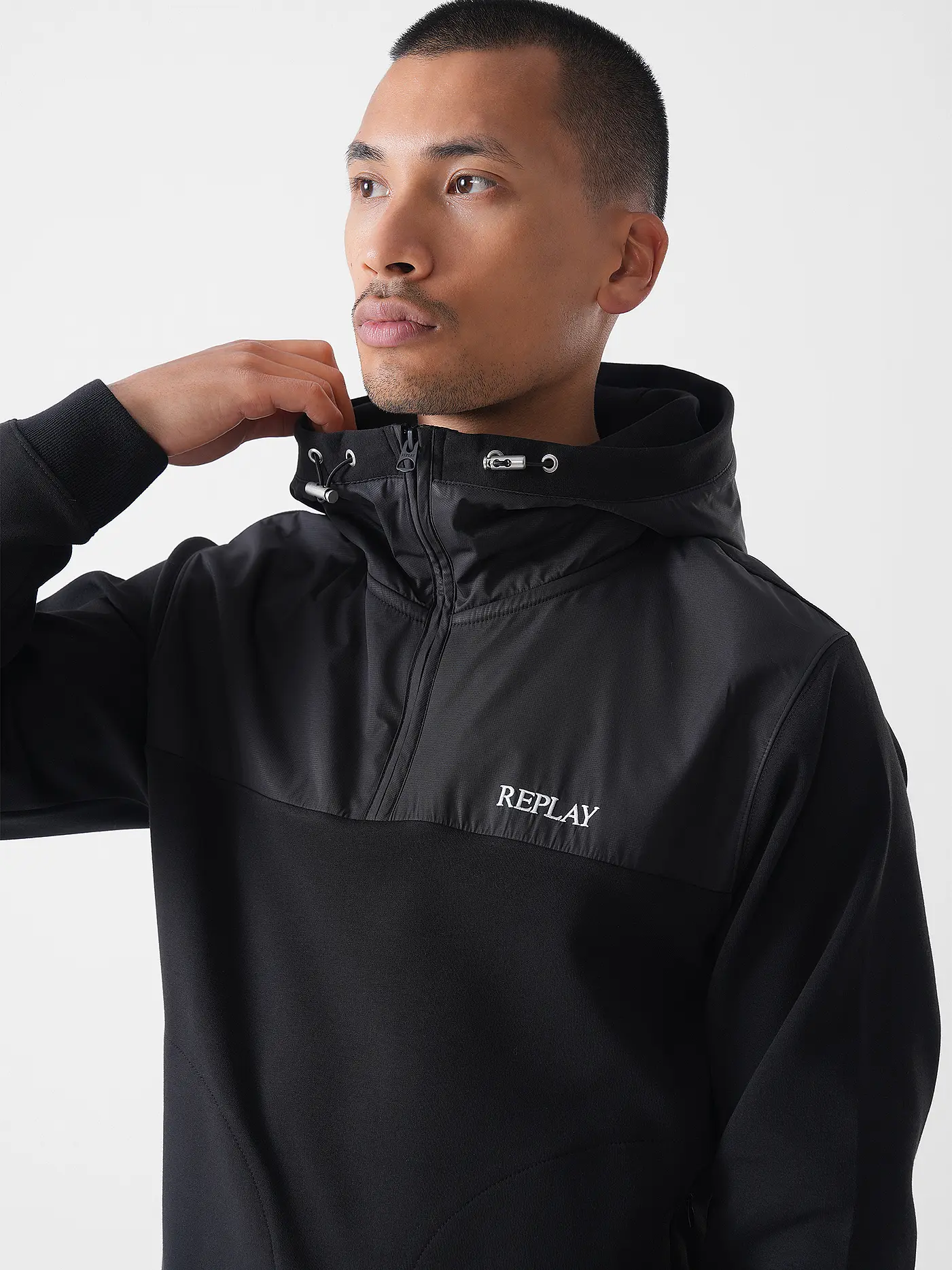 REPLAY | Sweatjacke  | schwarz
