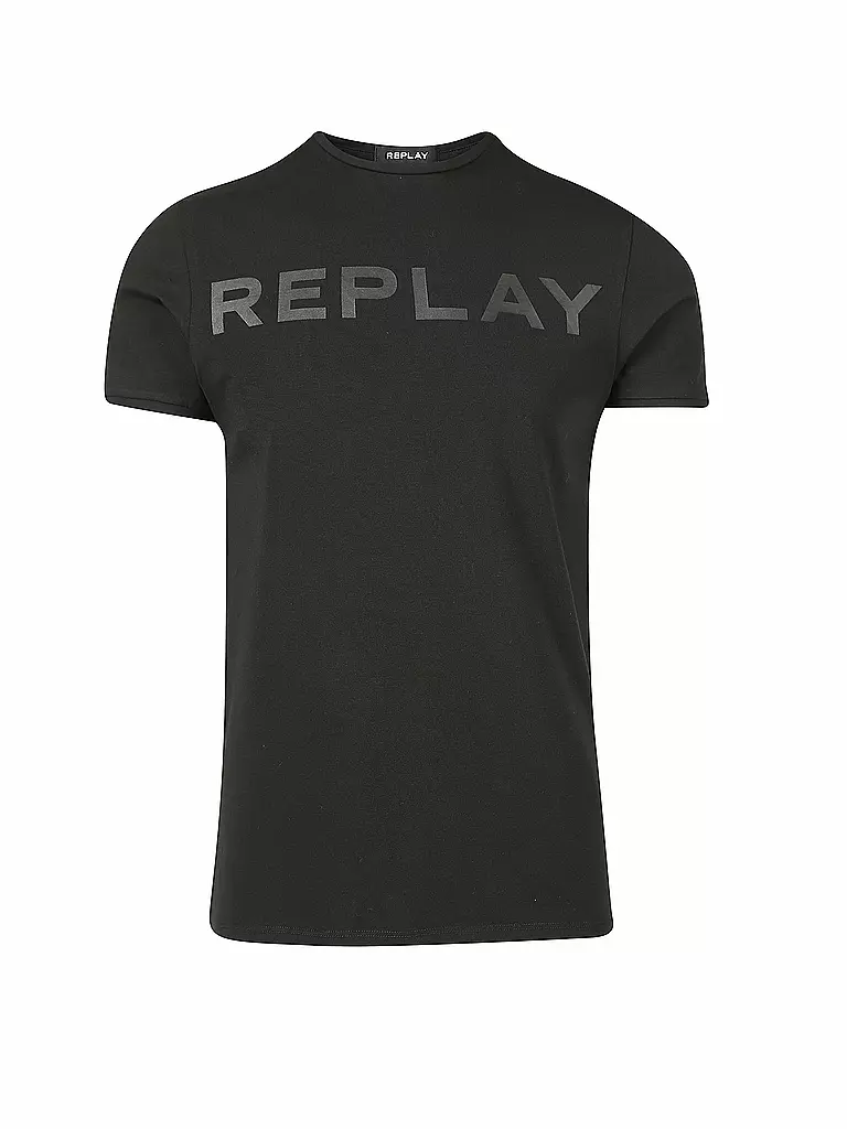 REPLAY | T Shirt  | schwarz