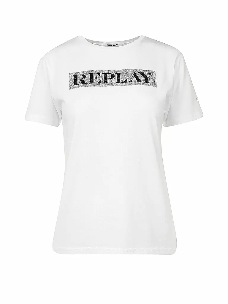 REPLAY | T Shirt | weiß