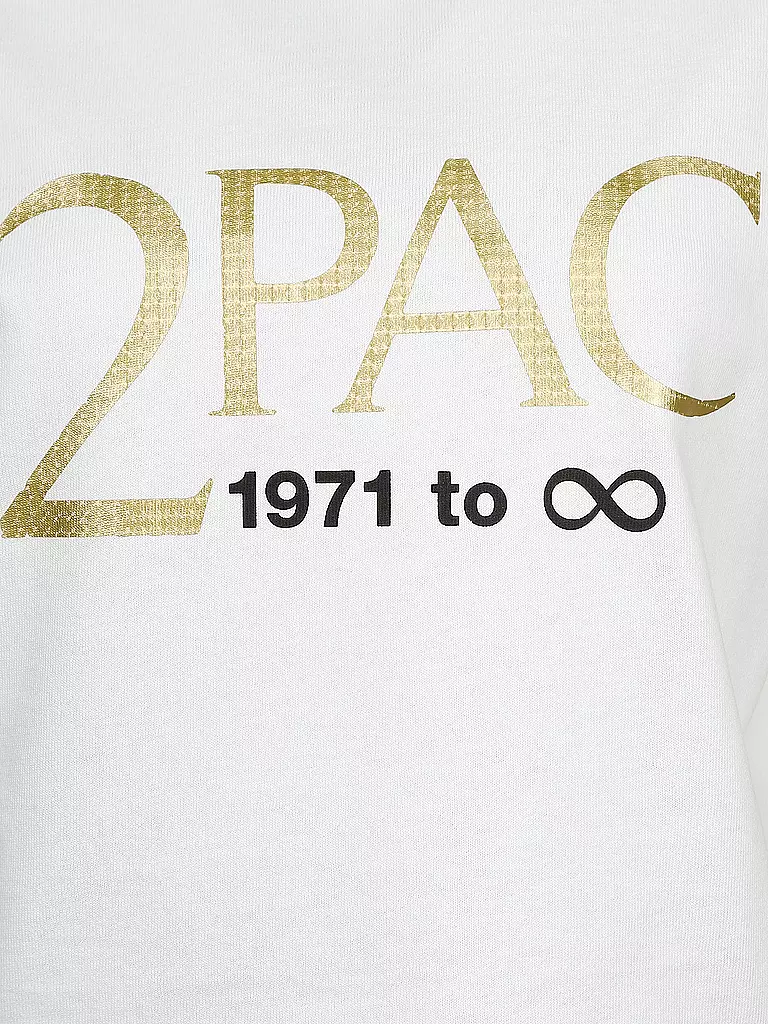REPLAY | T-Shirt - cropped "2Pac" (Limited Edition) | weiß