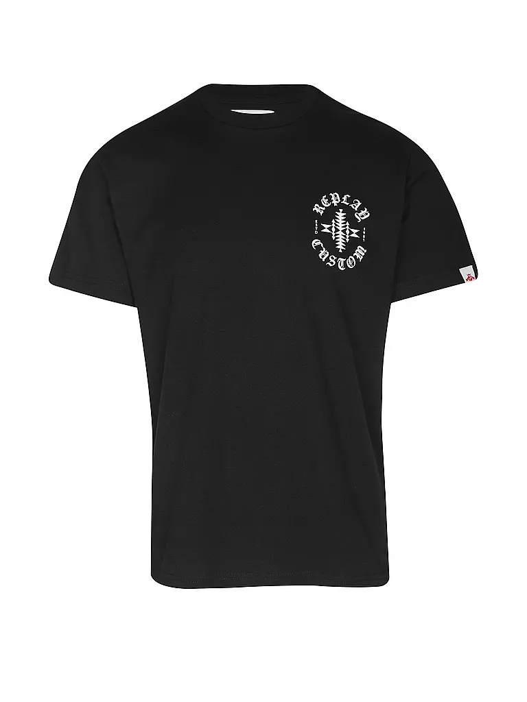 REPLAY | T-Shirt  | schwarz