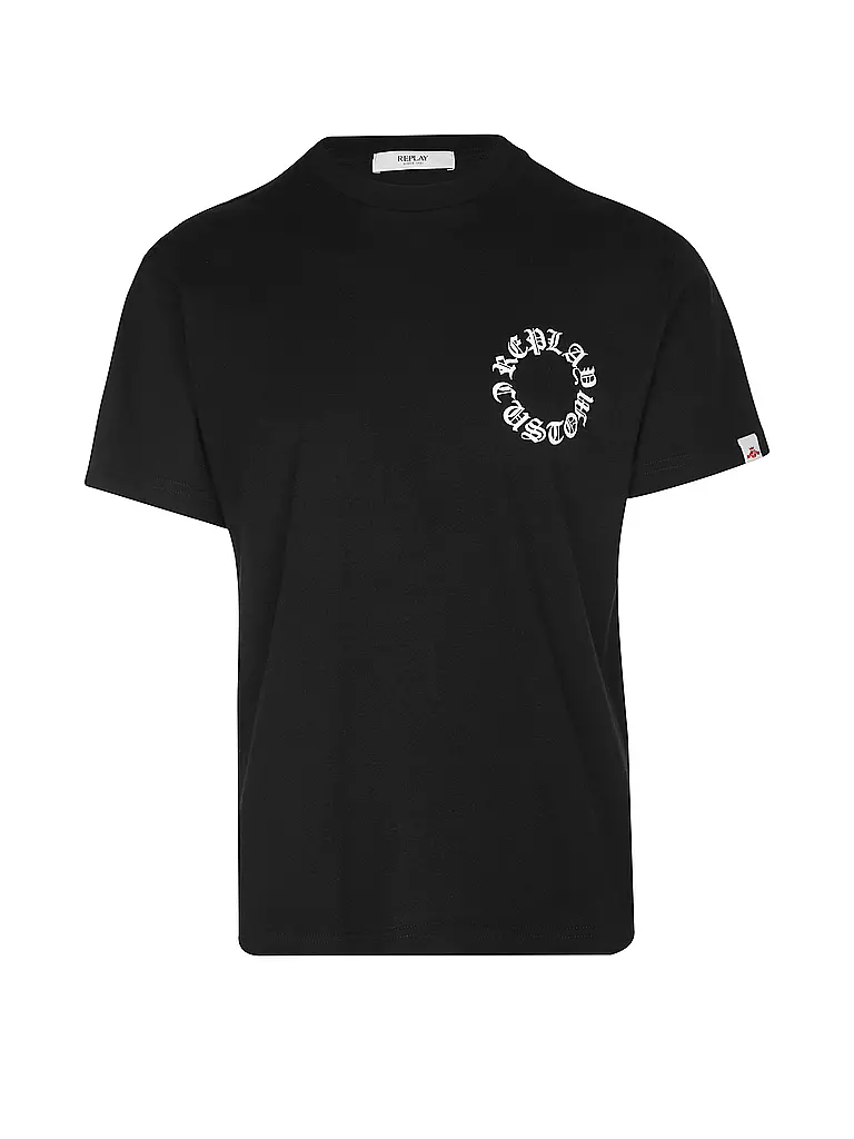 REPLAY | T-Shirt  | schwarz