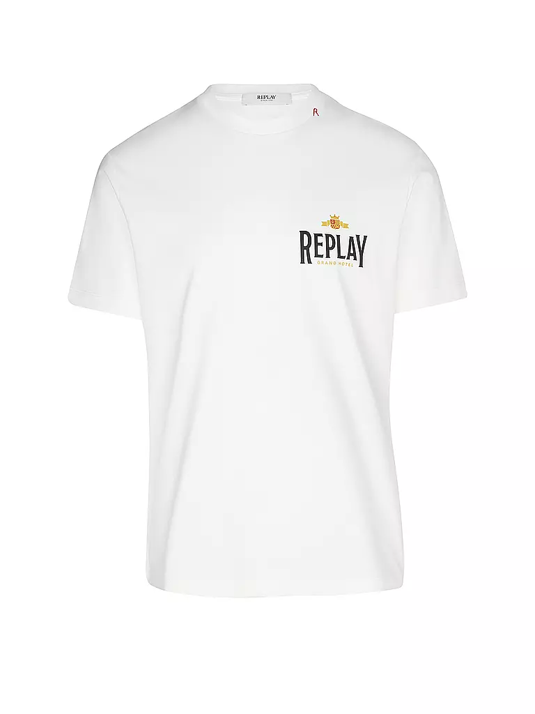 REPLAY | T-Shirt  | weiss