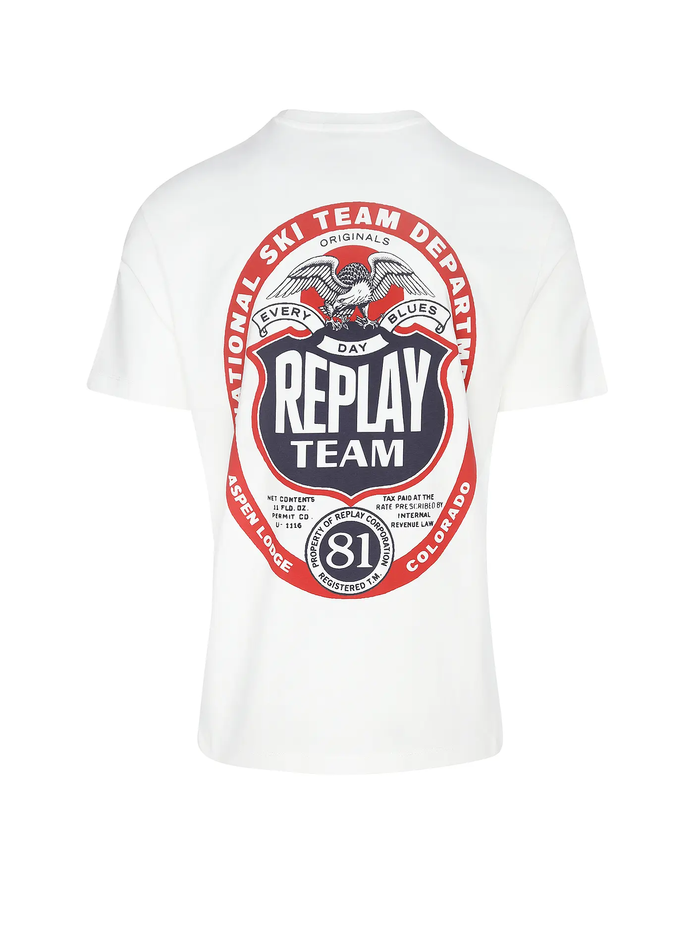 REPLAY | T-Shirt  | weiss