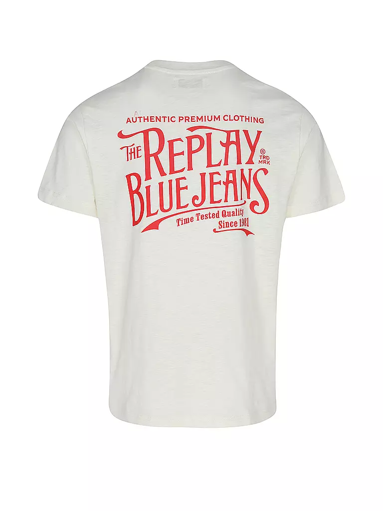 REPLAY | T-Shirt  | weiss
