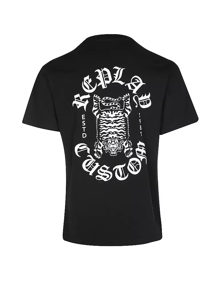REPLAY | T-Shirt  | schwarz