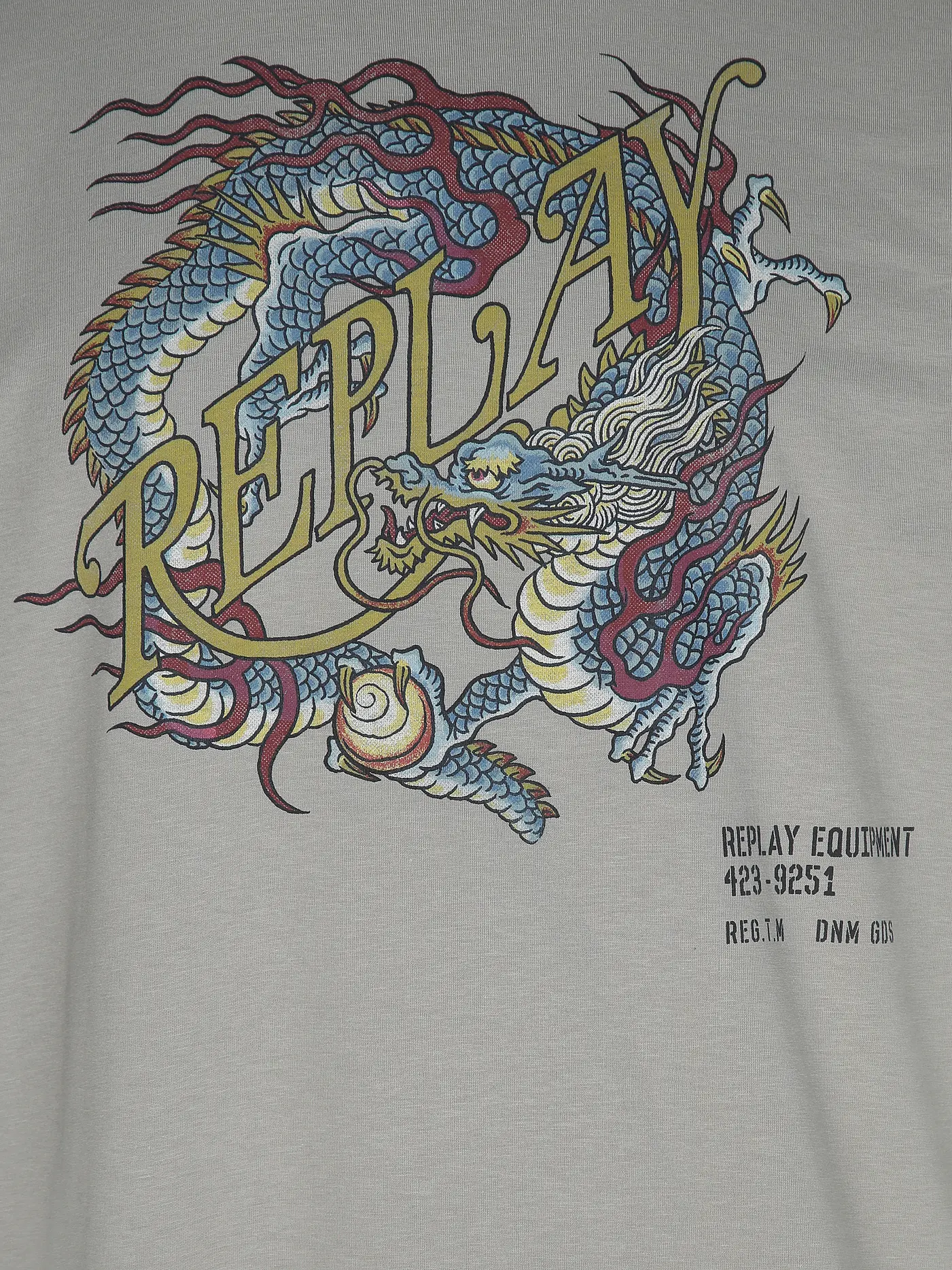 REPLAY | T-Shirt  | grau