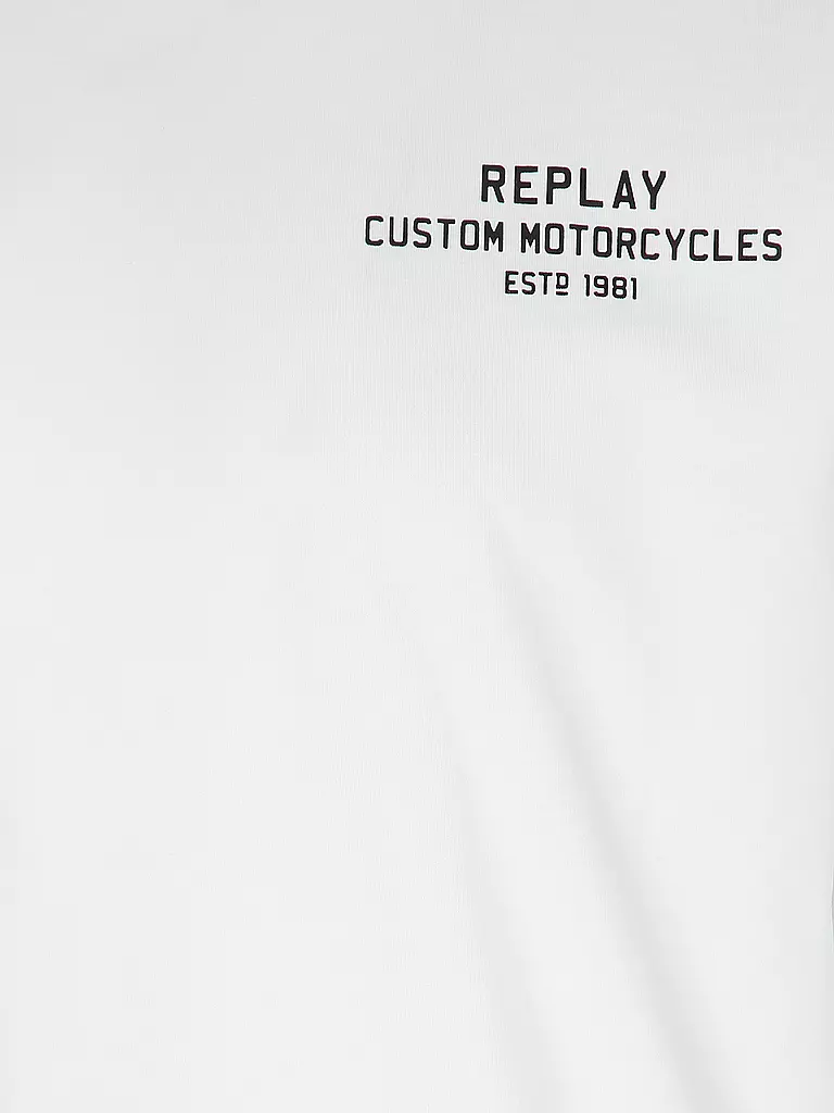 REPLAY | T-Shirt  | weiss