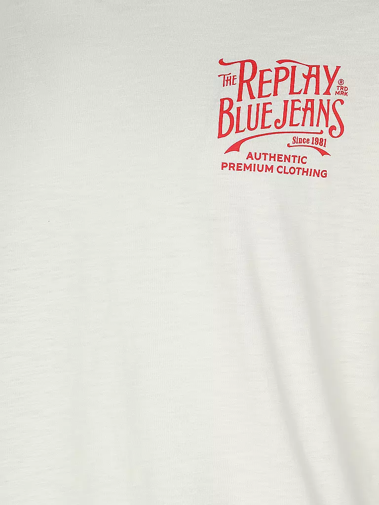 REPLAY | T-Shirt  | weiss