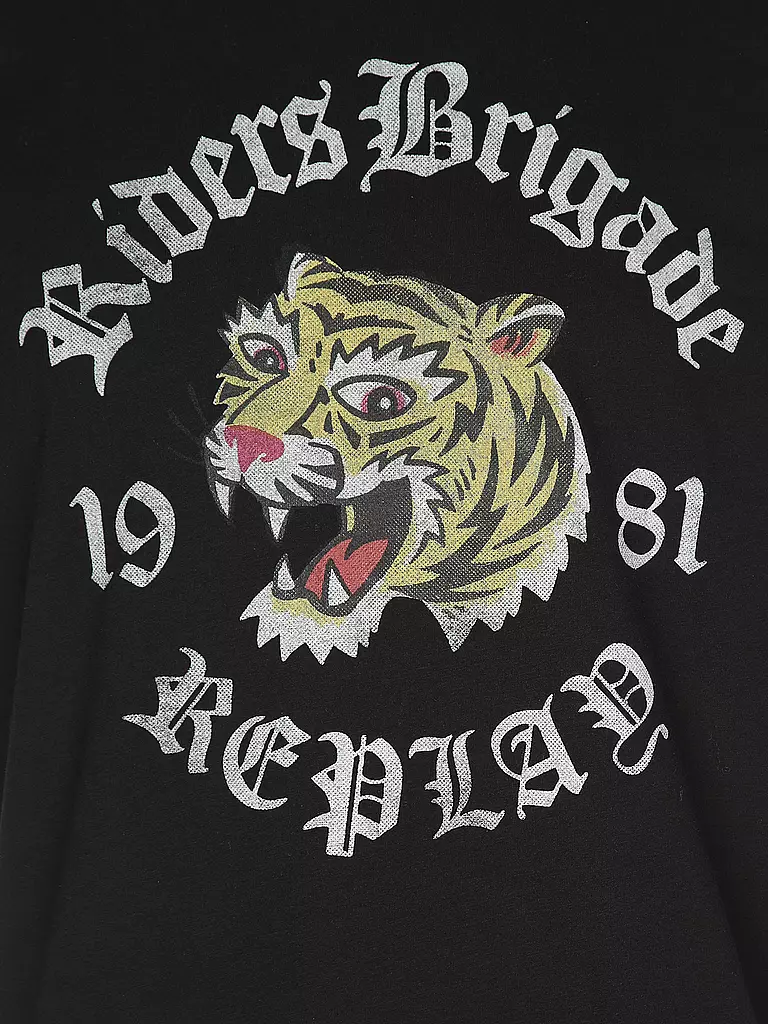 REPLAY | T-Shirt  | schwarz