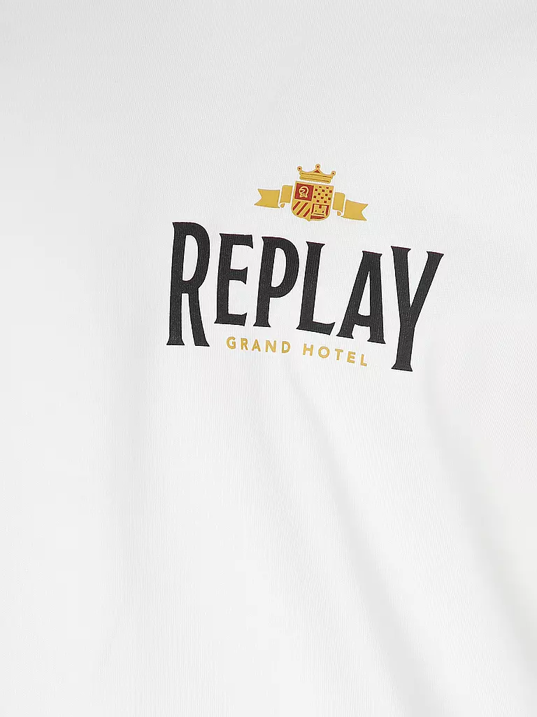 REPLAY | T-Shirt  | weiss