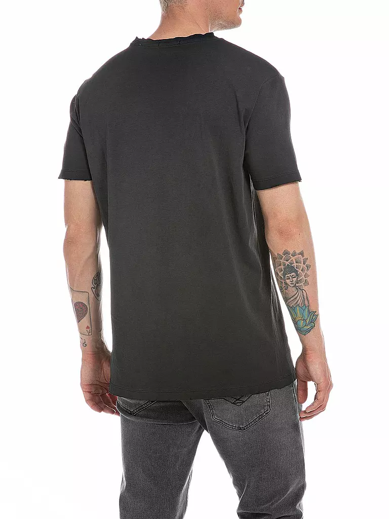 REPLAY | T-Shirt  | schwarz