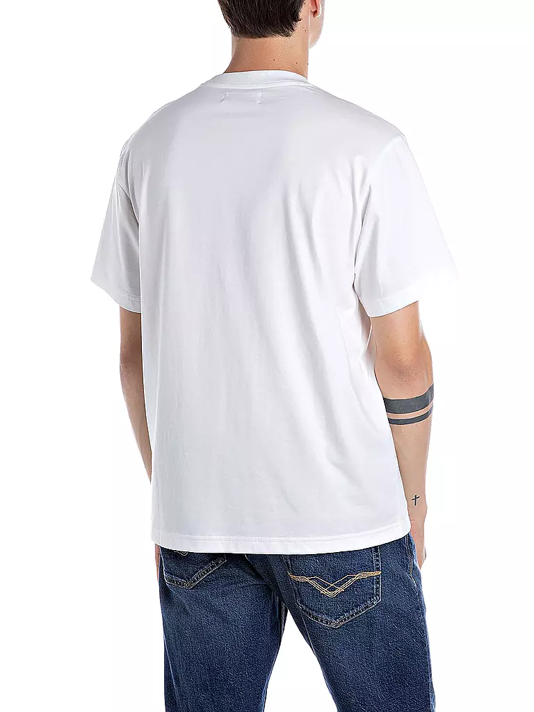 REPLAY | T-Shirt  | weiss
