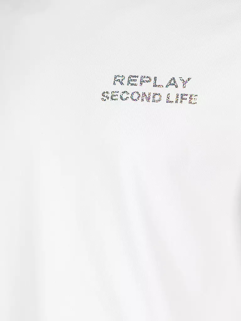 REPLAY | T-Shirt Oversized Fit | weiss
