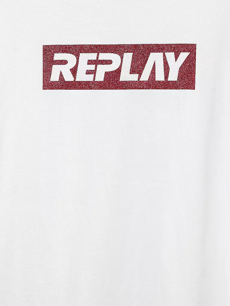 REPLAY | T-Shirt | weiß