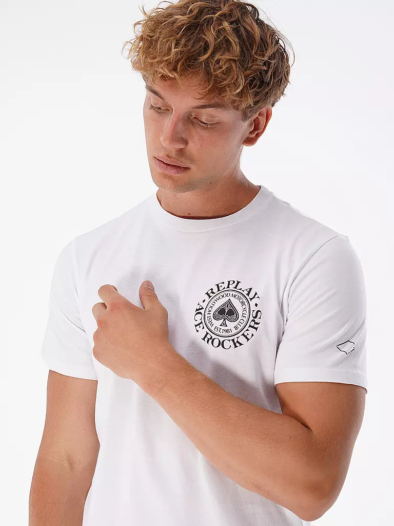 REPLAY | T-Shirt | weiss