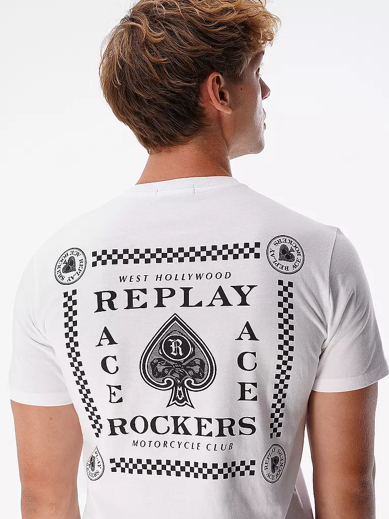 REPLAY | T-Shirt | weiss