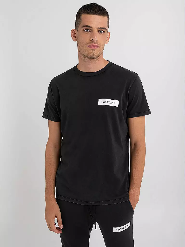 REPLAY | T-Shirt | dunkelgrün