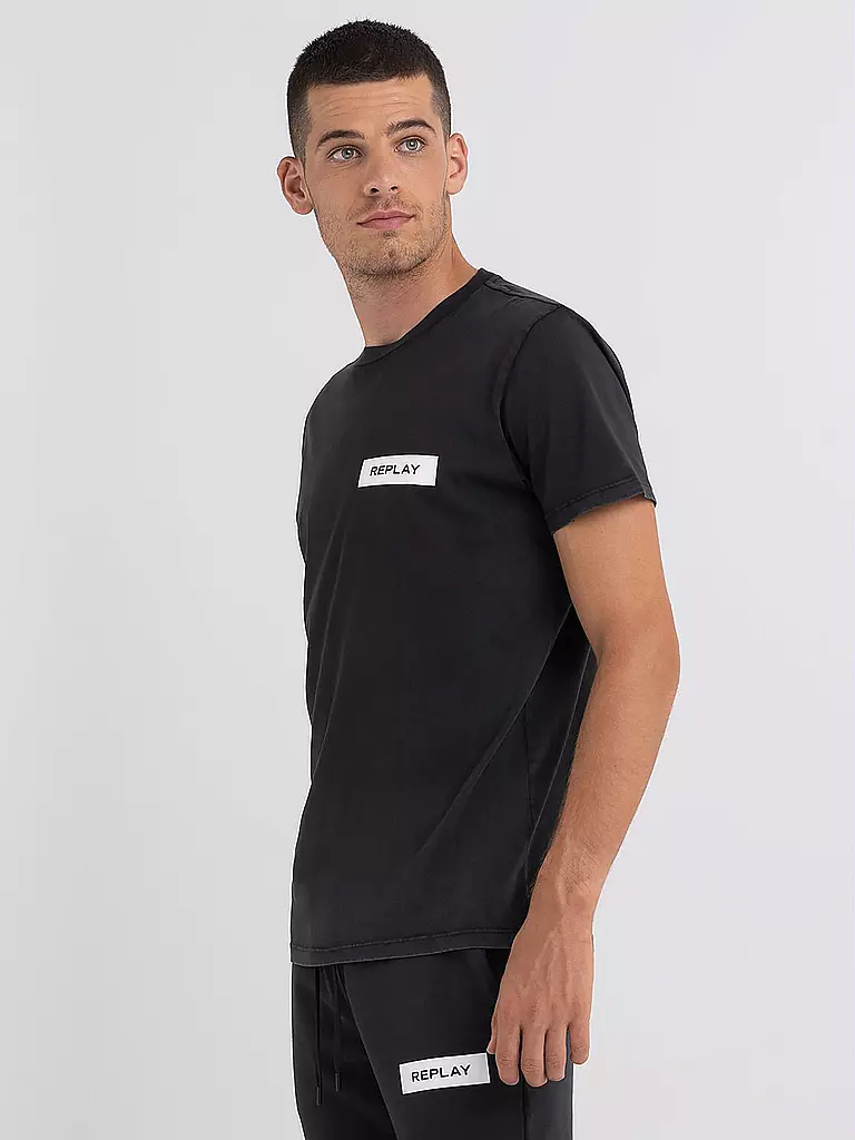 REPLAY | T-Shirt | dunkelgrün