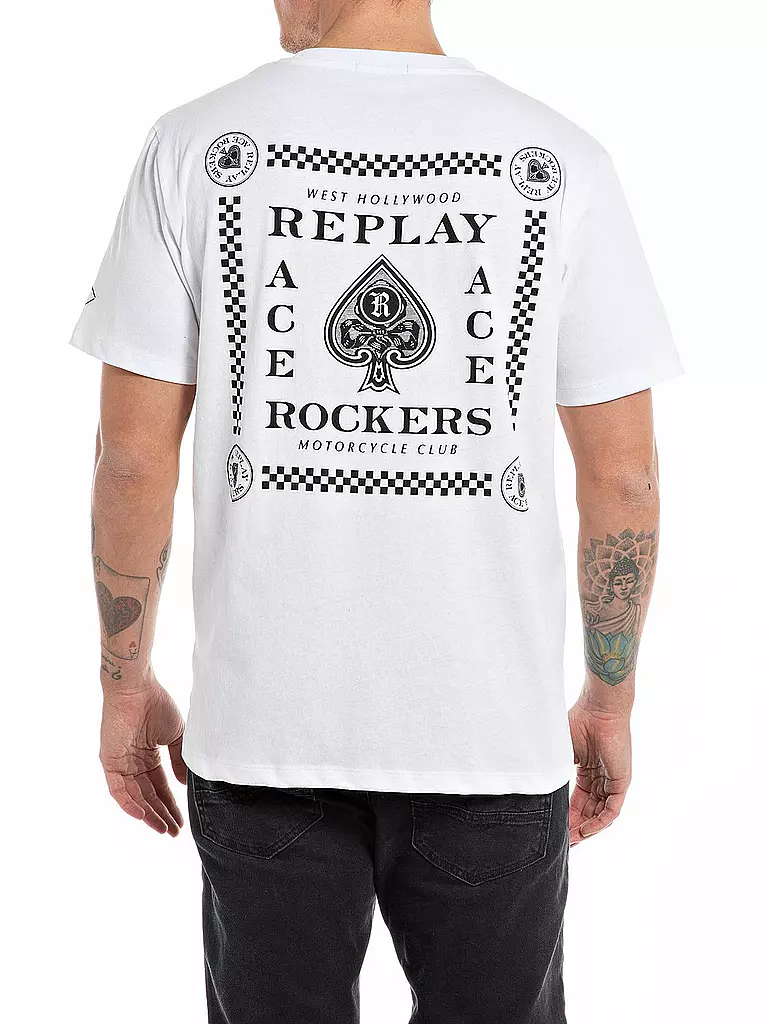 REPLAY | T-Shirt | weiss