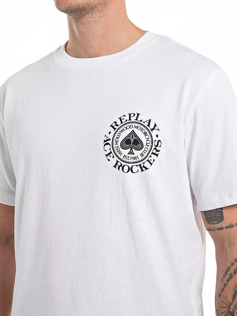 REPLAY | T-Shirt | weiss