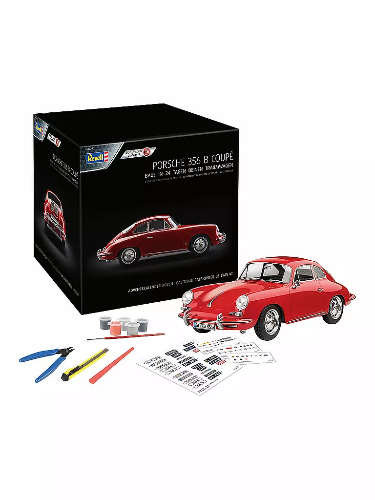 REVELL | Adventskalender Porsche 356 | transparent