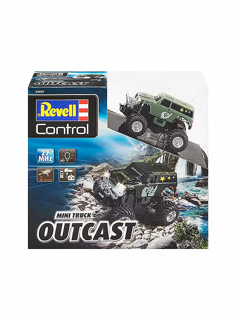 REVELL | Mini RC Truck Outcast 8 | transparent