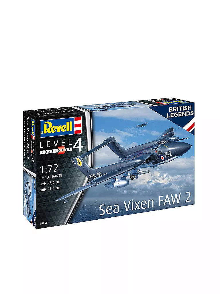 REVELL | Modellbausatz -  Sea Vixen FAW 2 "70th Anniversary" 03866 | keine Farbe