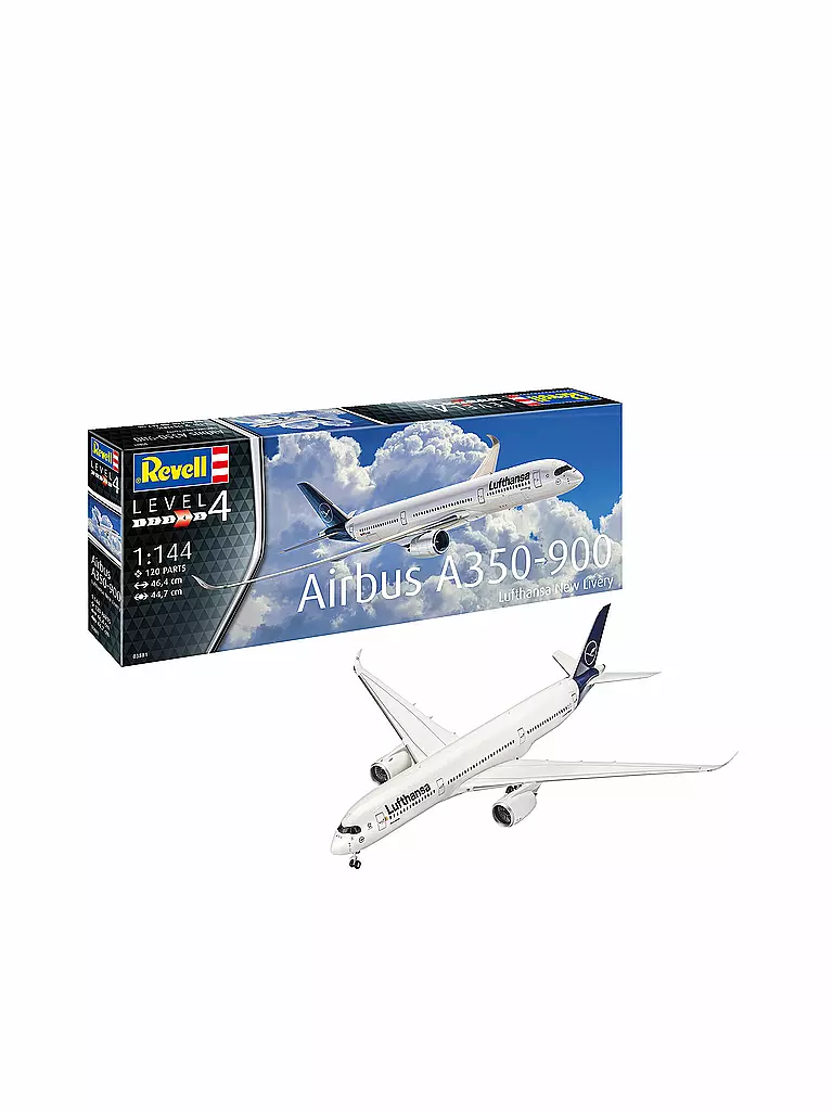 REVELL | Modellbausatz - Airbus A350-900 Lufthansa New Livery | keine Farbe