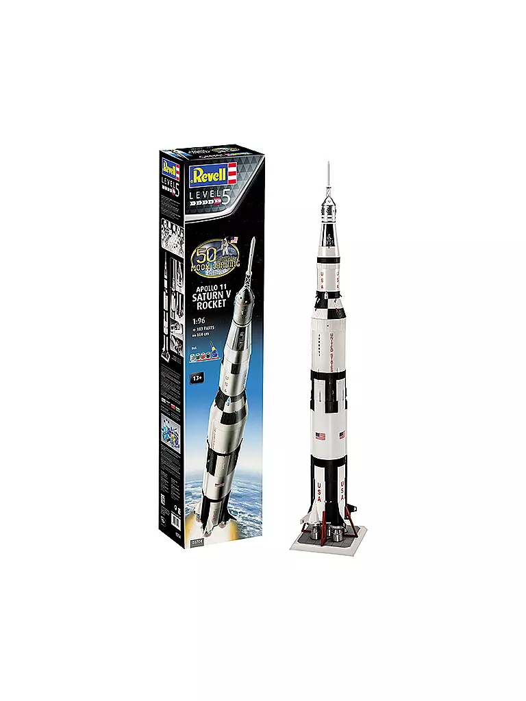 REVELL | Modellbausatz - Apollo 11 Saturn V Rocket | keine Farbe