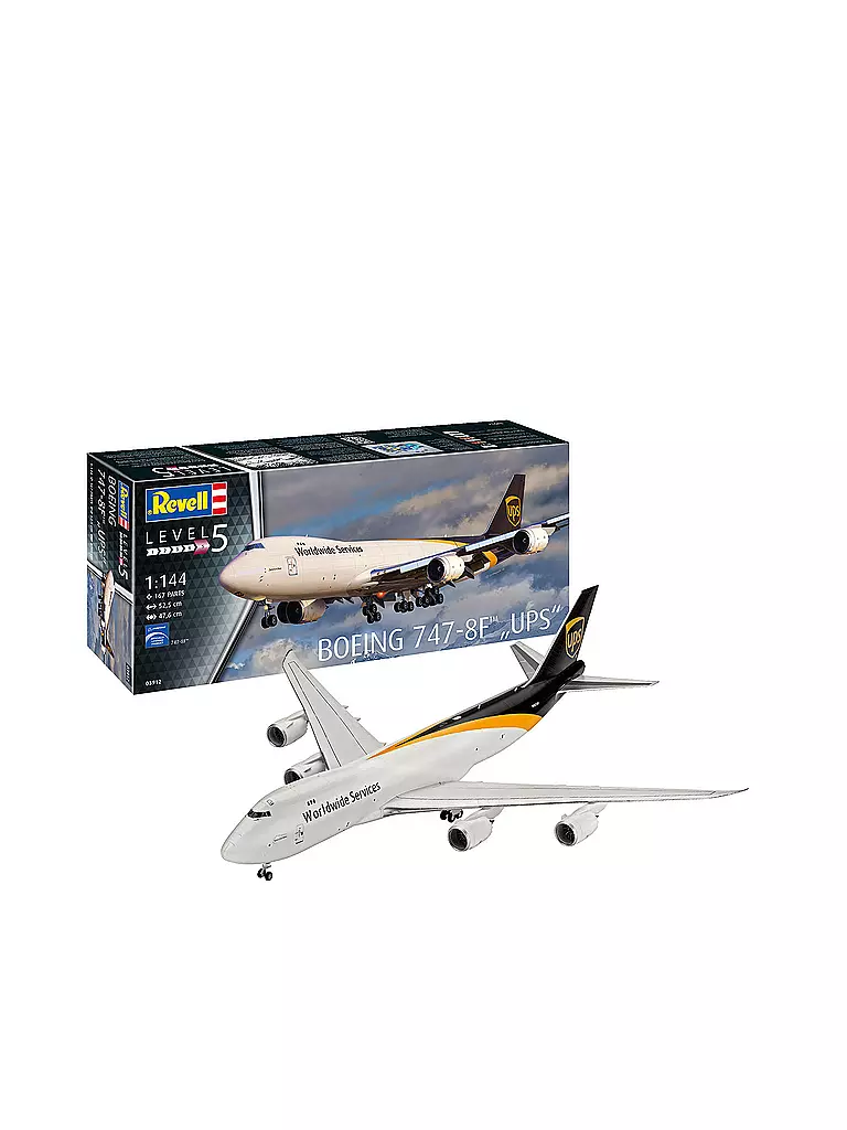 REVELL | Modellbausatz - Boeing 747-8F UPS | keine Farbe