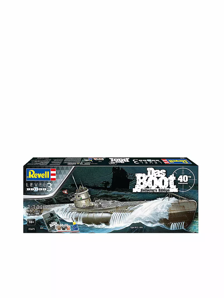 REVELL | Modellbausatz - Das Boot Collector's Edition - 40th Anniversary U96 (Type VII C) 05675 | keine Farbe