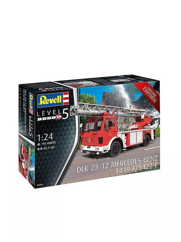 REVELL | Modellbausatz - DLK 23-12 Mercedes Benz 1419 F/1422 F 07504 | keine Farbe