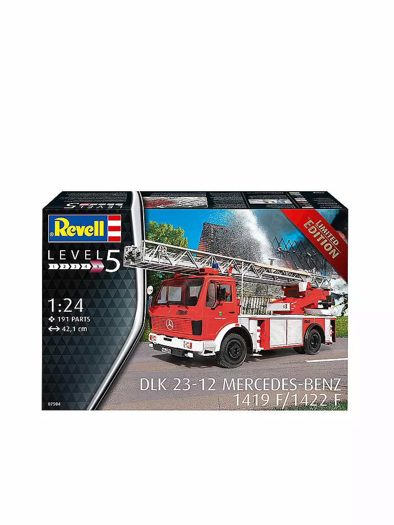 REVELL | Modellbausatz - DLK 23-12 Mercedes Benz 1419 F/1422 F 07504 | keine Farbe