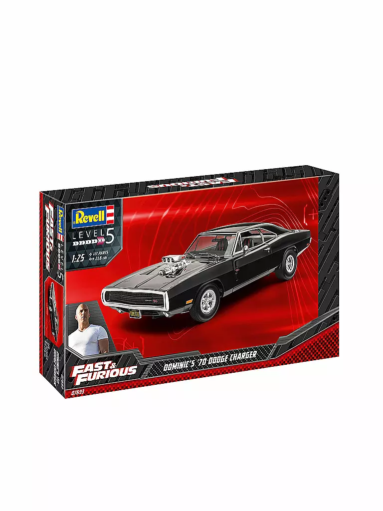 REVELL | Modellbausatz - Fast & Furious - Dominics 1970 Dodge Charger 07693 | keine Farbe