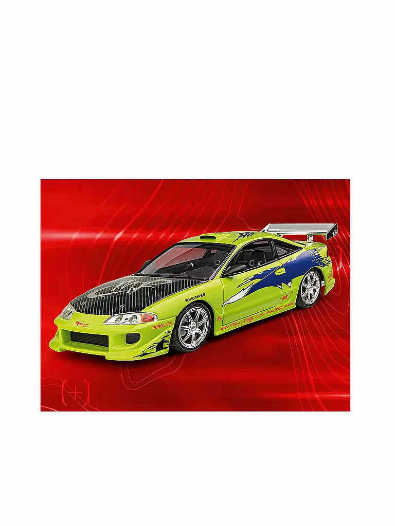 REVELL | Modellbausatz - Fast & Furious Brian's 1995 Mitsubishi Eclipse 07691 | keine Farbe