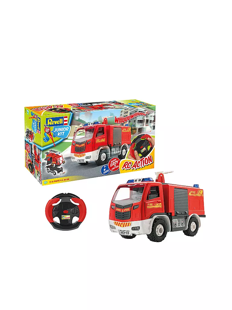 REVELL | Modellbausatz - Junior Kit RC Fire Truck | transparent