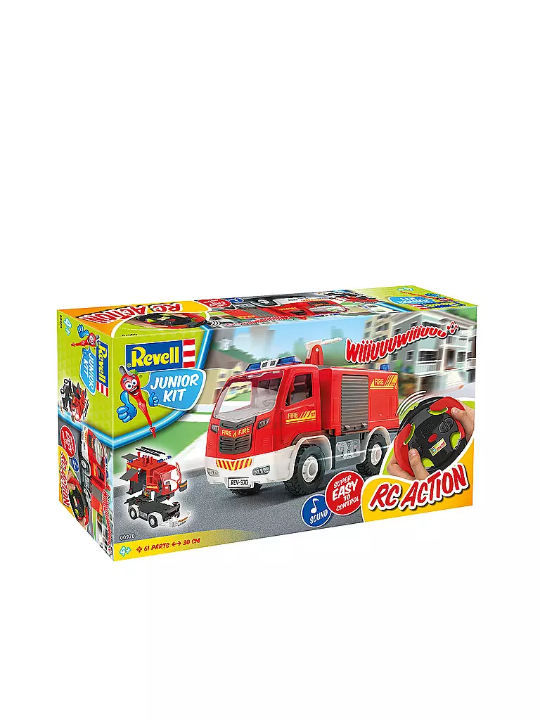 REVELL | Modellbausatz - Junior Kit RC Fire Truck | transparent