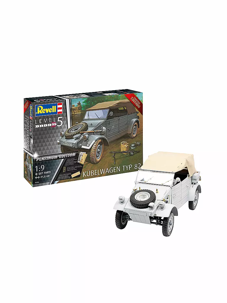 REVELL | Modellbausatz - Kübelwagen Typ 82 03500 | keine Farbe