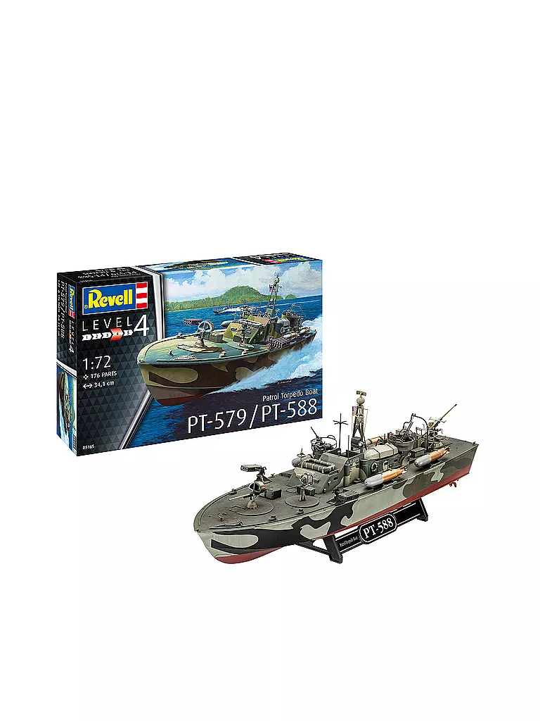 REVELL | Modellbausatz - Patrol Torpedo Boat PT-588/PT-57 | transparent