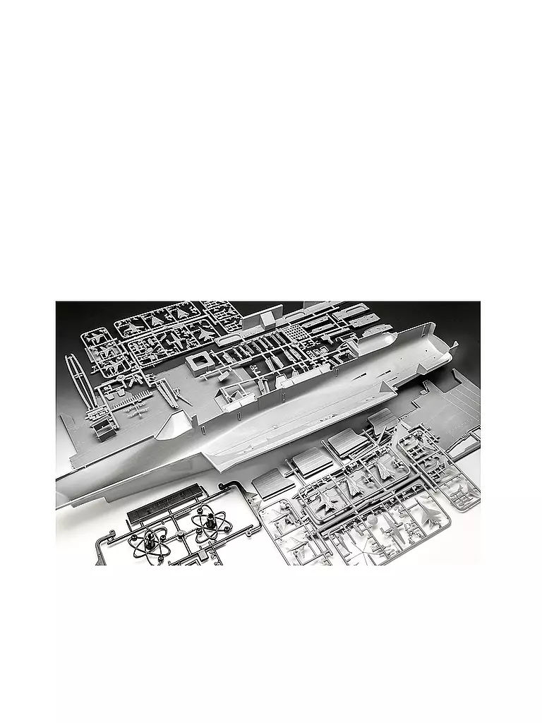 REVELL | Modellbausatz - USS Enterprise CVN-65 | transparent