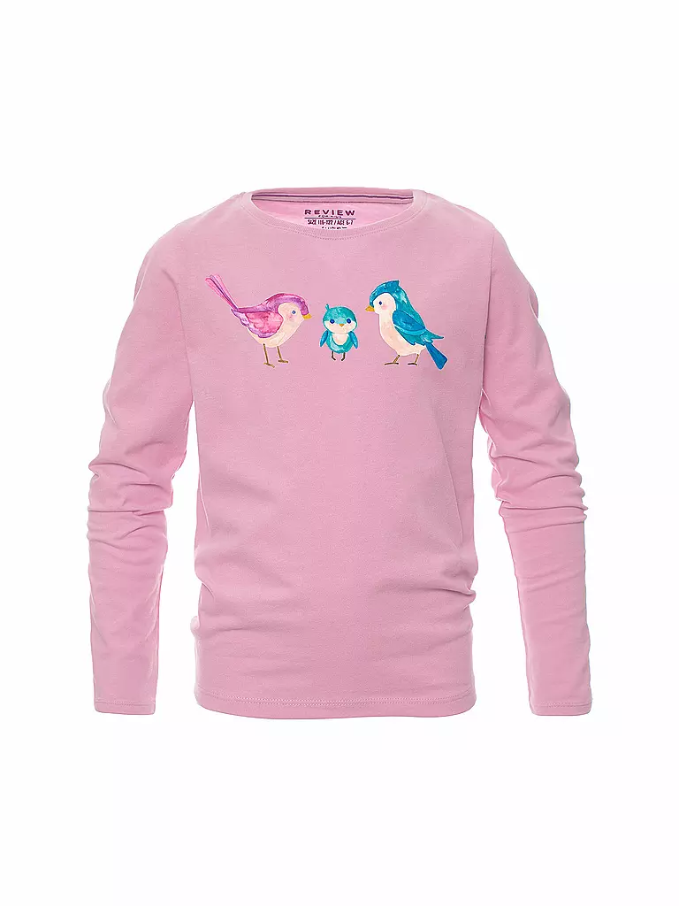 REVIEW | Mädchen-Langarmshirt | rosa