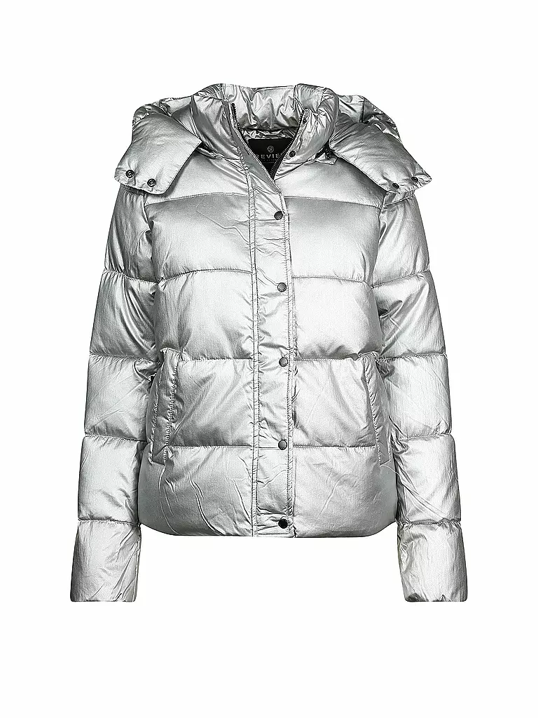 REVIEW | Steppjacke | silber