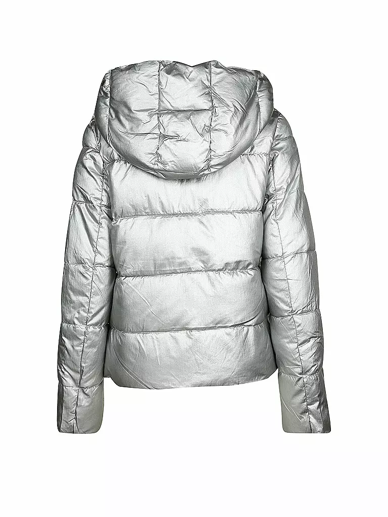 REVIEW | Steppjacke | silber