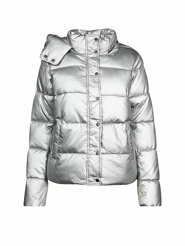 REVIEW | Steppjacke | silber