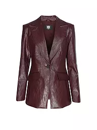RIANI | Blazer in Lederoptik | dunkelrot
