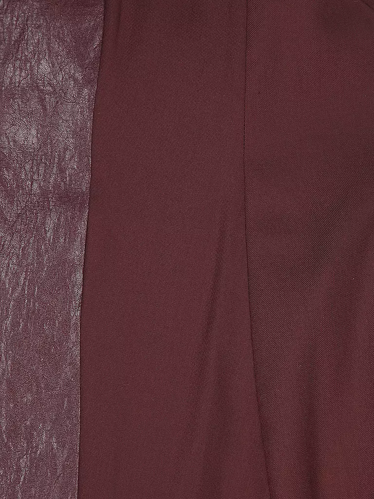 RIANI | Blazer in Lederoptik | dunkelrot