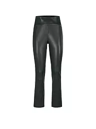 RIANI | Lederhose | schwarz