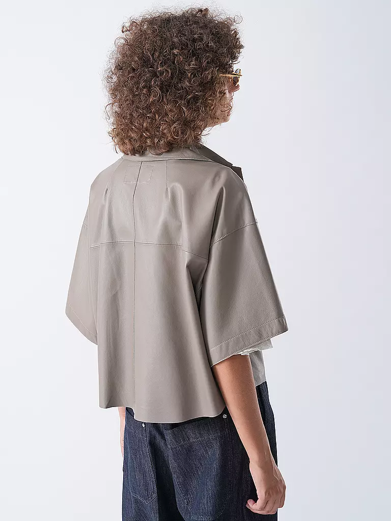 RIANI | Lederjacke  | beige