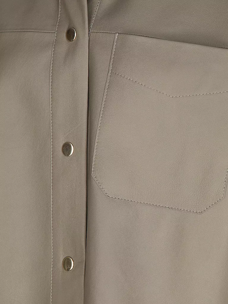 RIANI | Lederjacke  | beige